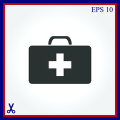 Medicine Bag vector icon