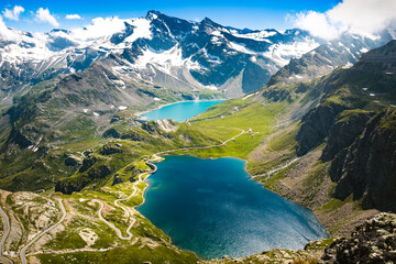Nature perfection and bendy roads in the Gran Paradiso National Park