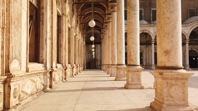 Exterior of muhammad ali mosque in the Citadel of Cairo 