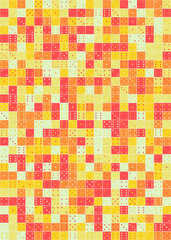 Abstract Geometric Pattern generative computational art illustration