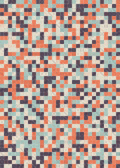 Abstract Geometric Pattern generative computational art illustration