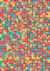 Abstract Geometric Pattern generative computational art illustration