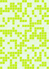 Abstract Geometric Pattern generative computational art illustration