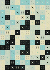 Abstract Geometric Pattern generative computational art illustration