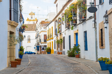 Fototapeta na wymiar colorful streets of cordoba city, Spain