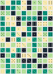 Abstract Geometric Pattern generative computational art illustration