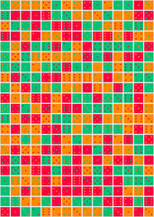 Abstract Geometric Pattern generative computational art illustration