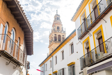 Fototapeta na wymiar colorful streets of cordoba city, Spain