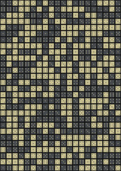 Fototapeta premium Abstract Geometric Pattern generative computational art illustration