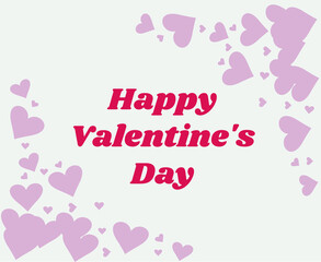 happy Valentine's day concept background.14 february.Vector illustration.
