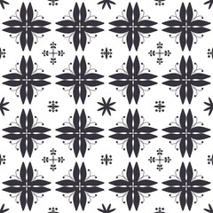 black and white seamless pattern, ornamental background, scrapbooking paper