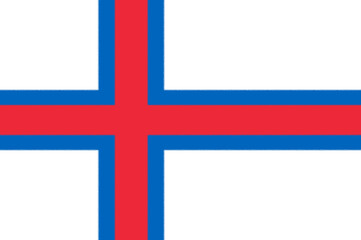Faroe Island country flag is a symbol of freedom, patriotism and independence.
