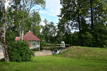 Obraz premium house in the woods