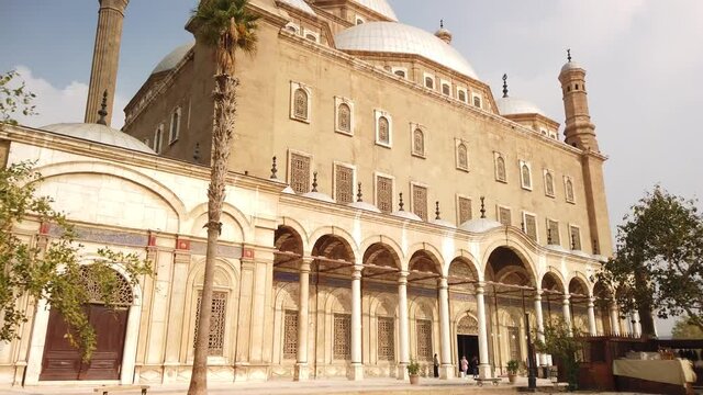 Exterior of muhammad ali mosque in the Citadel of Cairo