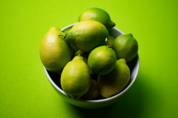 Fresh Green Lemons