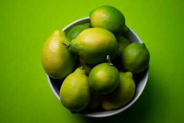 Fresh Green Lemons