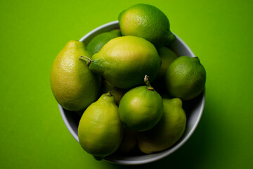 Fresh Green Lemons