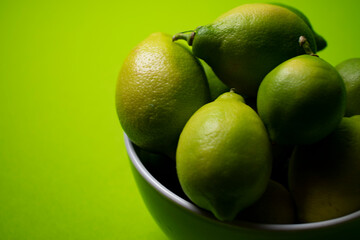 Fresh Green Lemons