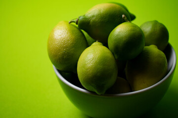Fresh Green Lemons