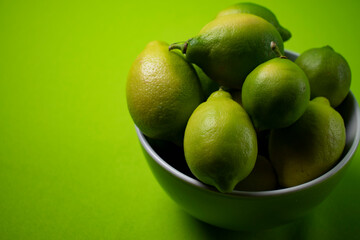 Fresh Green Lemons