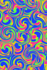 Abstract pattern with circles. Colorful background.