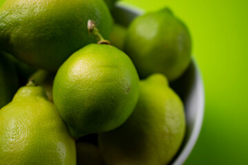 Fresh Green Lemons