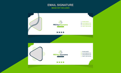 Email Signature template. Corporate and Creative email Signature template 