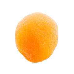 Dried apricot isolated on a white background with clipping path