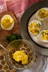 Everything Bagel Deviled Eggs