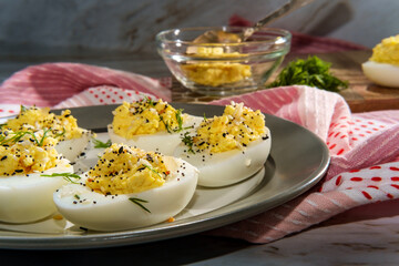 Everything Bagel Deviled Eggs