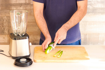 person preparing a salad