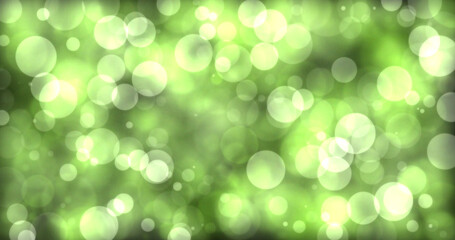 Obraz premium Blurred effect bright circles