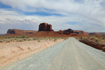 Rock Formation in Monument Valley in Arizona. USA