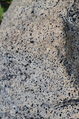 軽石テキスチャー、溶岩層の玄武岩中の気泡