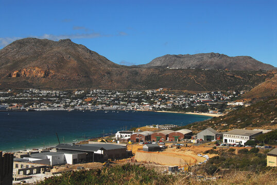 Africa- Panoramic Overview of Simon's Town and False Bay