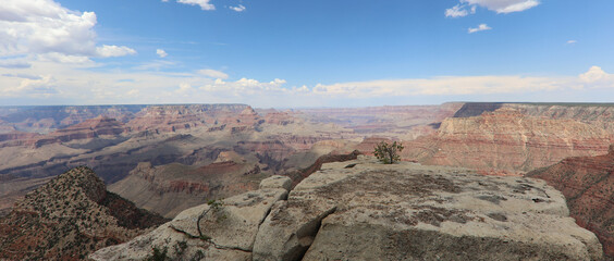 Viewpoint in Grand Canyon National Park. Arizona. USA