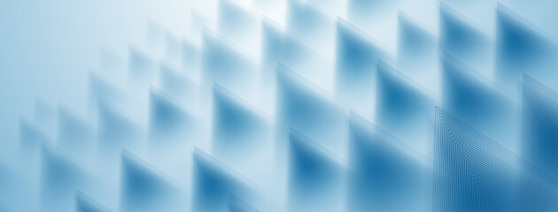 Abstract background of triangles in light blue colors