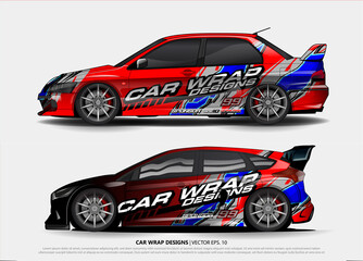 abstract background vector for racing car wrap design and vehicle livery 

