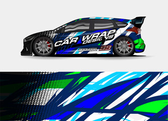 abstract background vector for racing car wrap design and vehicle livery 

