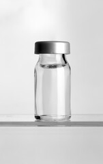 Close-up photo of the vaccine container