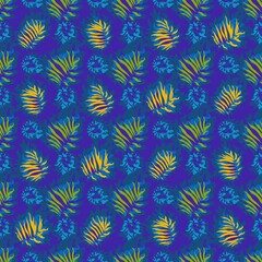 seamles leaf pattern variations