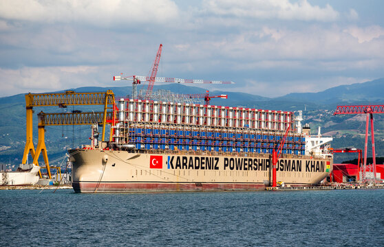 One of Karadeniz Group's power ships for generating on-demand electricity in any location.