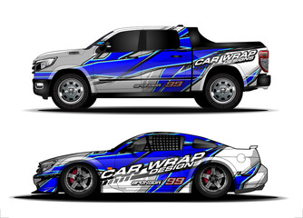 abstract background vector for racing car wrap design and vehicle livery 

