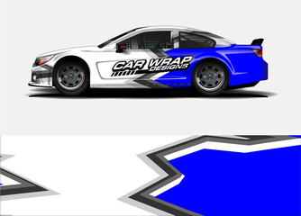 abstract background vector for racing car wrap design and vehicle livery 