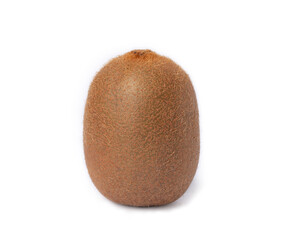 Ripe kiwi fruit isolated on white background