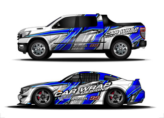 abstract background vector for racing car wrap design and vehicle livery 

