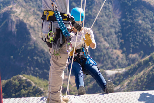 Rappel In The Copper Canyon 