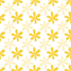 Fototapeta na wymiar Floral botanical seamless patterns. Vector design for paper, cover, wallpaper, fabric, textile, interior decor and other project.