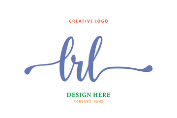 LRL lettering logo is simple, easy to understand and authoritative