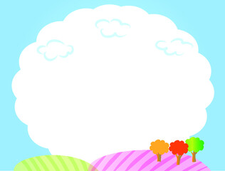 vector flowers heart shape background card frame border